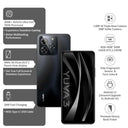 LXINDIA Smart phone Lava Yuva 3 4GB RAM 64GB Storage (Eclipse Black)