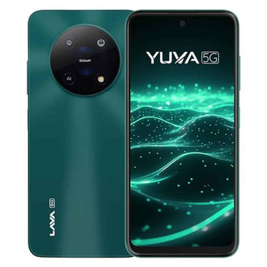 LXINDIA Smart phone Lava Yuva 5G  4GB RAM 64GB Storage (Mystic Green )