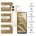 LXINDIA Smart phone Lava Yuva3 Pro  8GB RAM 128GB Storage (Desert Gold)