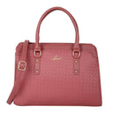 LX INDIA Bag Pink Lavie Faux Leather 3 Compartment