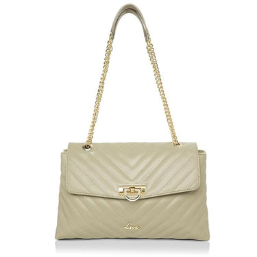 LX INDIA Bag Beige Lavie Women Veden Large Flap Satchel Bag