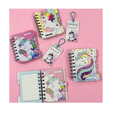 LX INDIA Pocket Diaries Le Delite Unicorn Diary Combo Set(Pack of 4)