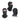 LX INDIA Face Mask Le Gear  Face Protection Mask (Black), Free Size, Pack of 2