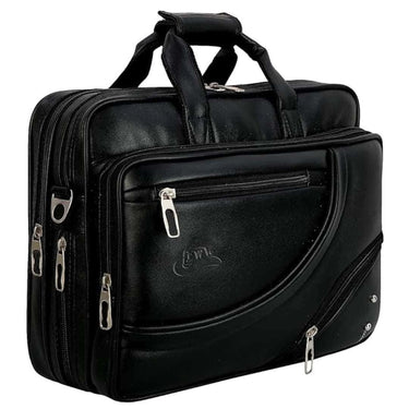 LXINDIA Bag Leather World Vegan Leather 15.6 Inch Laptop Office Satchel bag for Men