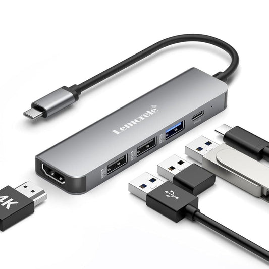 LX INDIA USB HUB Lemorele USB C Hub, 5 in 1