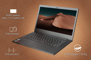 LXINDIA laptop LENOVO E41-55 (AMD ATHLON 3050U/ 4GB/ 256SSD/ 14"/ DOS)