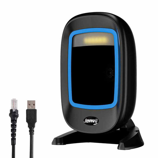 LX INDIA Barcode and QR Code Scanner LENVII 1D 2D Desktop Barcode Scanner