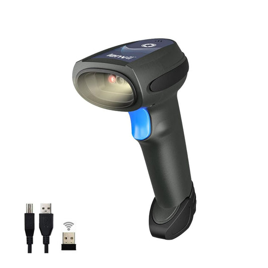 LXINDIA Barcode and QR Code Scanner LENVII Wireless 2D Barcode Scanner USB QR Code Scanner Wired Compatible with Android POS, MAC,Win
