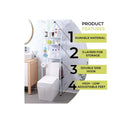 LXINDIA organizer LEOPAX 3 Tier Metal Bathroom Storage Rack (White)