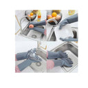 LXINDIA Gloves LEOPAX Heavy Duty Silicone Cleaning Hand Gloves Grey