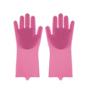 LXINDIA Gloves LEOPAX Heavy Duty Silicone Cleaning Hand Gloves Pink