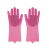 LXINDIA Gloves LEOPAX Heavy Duty Silicone Cleaning Hand Gloves Pink