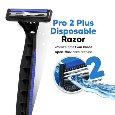 LXINDIA shaving razor LetsShave Pro 2 Disposable Razor For Men Pack of 10