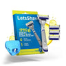 LXINDIA shaving razor LetsShave Pro 6 Plus Shaving Razor Value Set