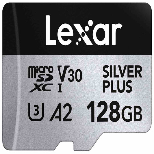 LX INDIA SD Card Lexar Silver Plus 128GB Micro SD Card