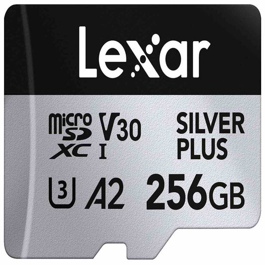 LX INDIA SD Card Lexar Silver Plus 256GB Micro SD Card,