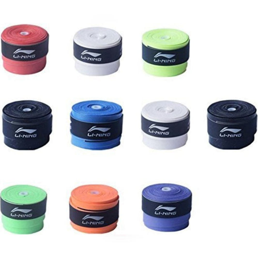 LX INDIA Batminton Grip Li-Ning GP-20 Overgrip Badminton Racket Grip - Assorted (10)