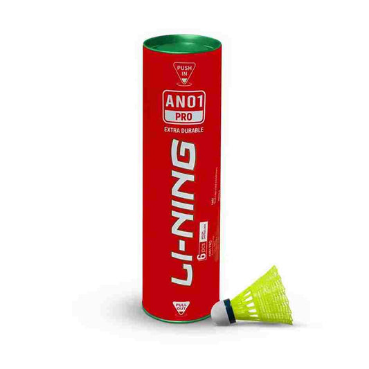 LX INDIA Shuttle Cock Li-Ning Nylon Shuttlecock, Extra Durable Pack of 6