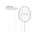 LXINDIA Badminton Rackets Li Ning Wind Lite 900  Carbon Graphite Badminton Strung Racket with Full Racket Cover (White and Black)