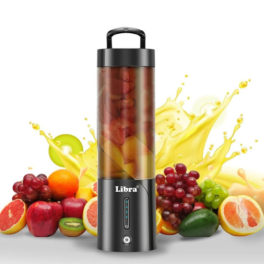 LX INDIA Juice Blender Libra Portable Blender for Smoothies and Juices 200W 450ml Black