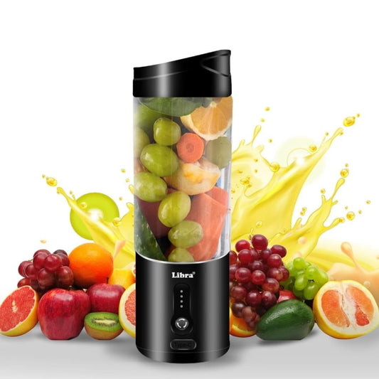 LX INDIA Juice Blender Libra Portable Blender for Smoothies and Juices 235W 530ml Transparent Black