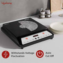 LXINDIA Induction Cooktop Lifelong 1800 Watt Induction Stove With Surge Protection