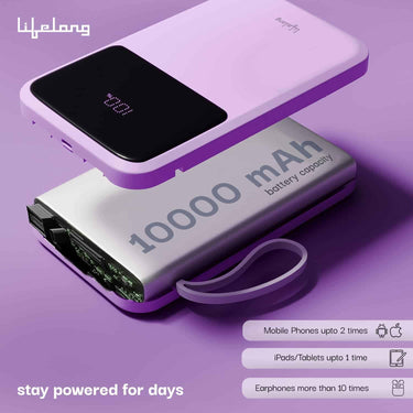 LXINDIA Power Bank Lifelong 22.5 W Compact Pocket Size Power Bank