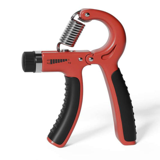 LX INDIA Health & Fitness Lifelong Adjustable Hand Grip Strengthener (Red & Black, LLFAHG01) Pack of 2