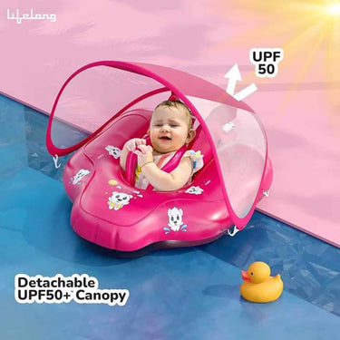 LXINDIA Swimming Kit Lifelong Baby Swimming Tube with Canopy Baby Pool Seat