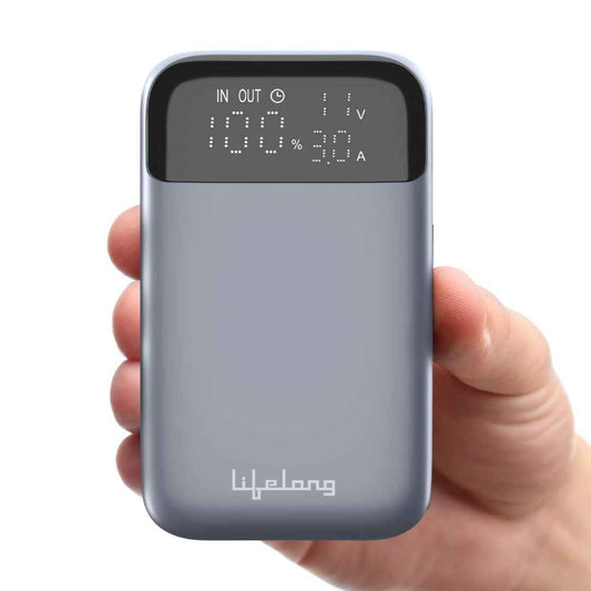 LX INDIA Power Bank Lifelong Boost 10000 mAh Fast 33 W Cable Included Compact Size Power Bank