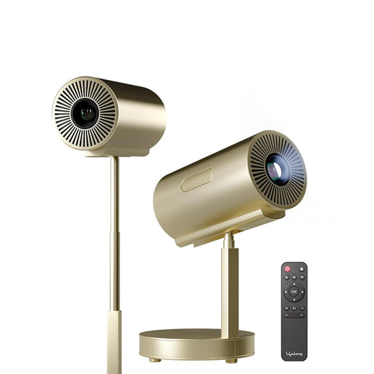 LX INDIA Projector Lifelong Electronics Smart Projector with Adjustable Stand | Android, 1080P HD & 4K Ultra HD Support | 4500 Lumens, 720p Native | for Room & Outdoors | All OTT | WiFi/BT, Mirror, USB, HDMI, Speakers