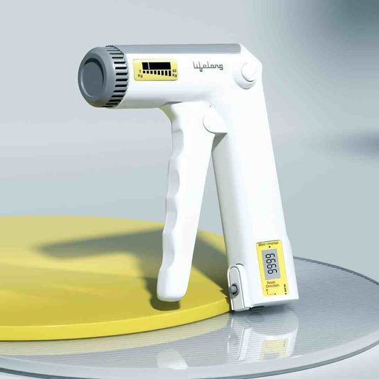 LX INDIA Hand Gripper Lifelong Hand Gripper with Counter Hand Grip White-Yellow