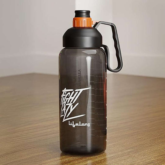 LX INDIA Water Bottle Black Lifelong Plastic Gym Gallon Bottle for Men