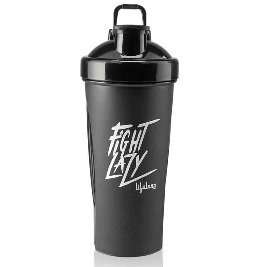 LX INDIA Shakers Lifelong Protein Shaker|100% Leakproof Stylish Protein Shaker Bottle Gym Bottle for Protein- 700ml (LLSHB04, Black) |Plastic - Pack of 2