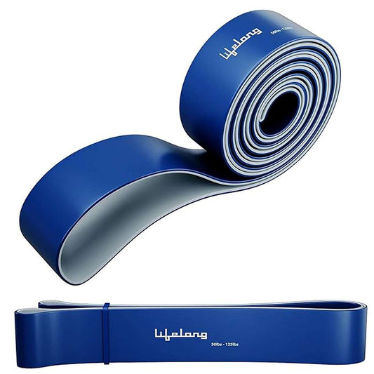 LX INDIA Resistance band Lifelong Resistance Toning Band  (23-57kg)- Heavy- Blue
