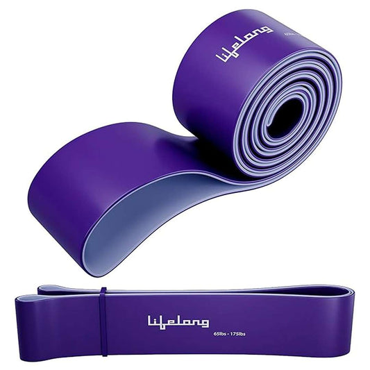 LX INDIA Resistance band Lifelong Resistance Toning Band  (30-80kg) -Very Heavy - Purple