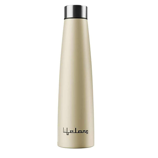 LX INDIA Water Bottle Lifelong Stainless Steel Water Bottle 900ml (LLBT03, Beige)
