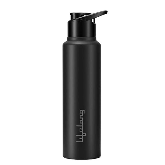 LX INDIA Water Bottle Lifelong Stainless Steel Water Bottle with Sipper (LLWBTSP03, Black)