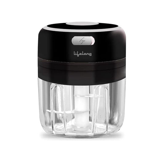 LX INDIA Chopper Lifelong USB Rechargeable Wireless Electric Chopper (Black)