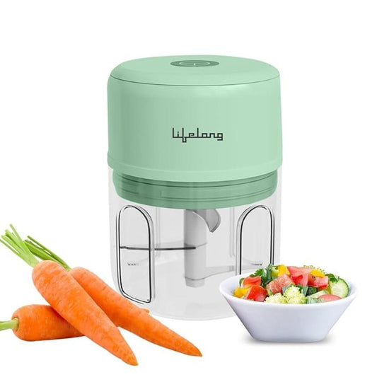 LX INDIA Chopper Lifelong USB Rechargeable Wireless Electric Chopper for Kitchen (Green)