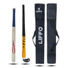 LXINDIA Hockey Kit Liffo® Hockey Stick Witjh Baseball bat Heavy Duty with Cover (Yellow)