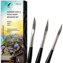 LXINDIA Painting Brush Like it Artist Professional Painting Brushes (Dagger Painting Brush Set of 3)