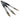 LXINDIA Painting Brush Like it Artist Professional Painting Brushes (Dagger Painting Brush Set of 3)