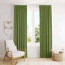 LXINDIA Curtains LINEN DESIGN COMPANY Cotton Curtains Set of 2 (Avocado Green)