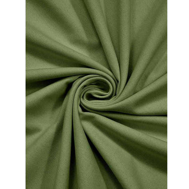 LXINDIA Curtains LINEN DESIGN COMPANY Cotton Curtains Set of 2 (Avocado Green)