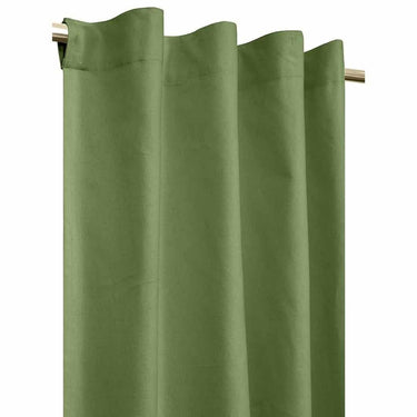 LXINDIA Curtains LINEN DESIGN COMPANY Cotton Curtains Set of 2 (Avocado Green)