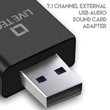 LXINDIA Sound Card Live Tech Champ USB Sound Card HiFi Magic Voice