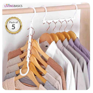 LXINDIA HANGER LivingBasics 5 in 1 Magic Hanger