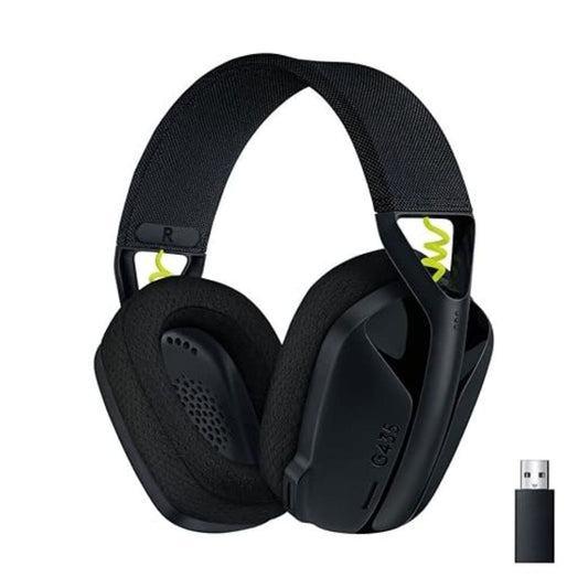 LX INDIA Head Phones Jet Black Logitech G435 Light Speed and Lightweight Gaming Bluetooth Wireless Over Ear Headphones with Mic