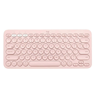 LXINDIA Keyboards Logitech K380 Multi-Device Bluetooth Keyboard (Rose)